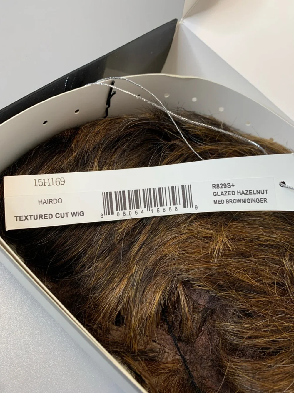 Hairdo glazed Hazelnut Medium Brown/Ginger Short Textured Cut Wig by HairUwear